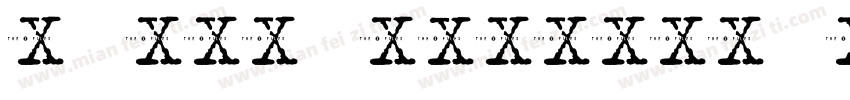 x otf haolong font字体转换